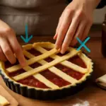 Crostata con marmellata: come evitare che il ripieno coli dai bordi