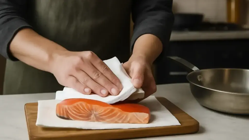 Salmone in padella con la pelle: come cuocerlo senza farlo attaccare