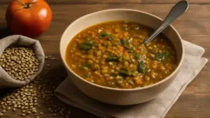 Zuppa di lenticchie rosse decorticate: ricetta veloce