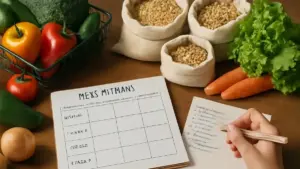 Spesa settimanale per una persona: come usare gli ingredienti deperibili